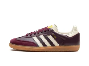 Adidas Samba OG "Maroon Gold Metallic"