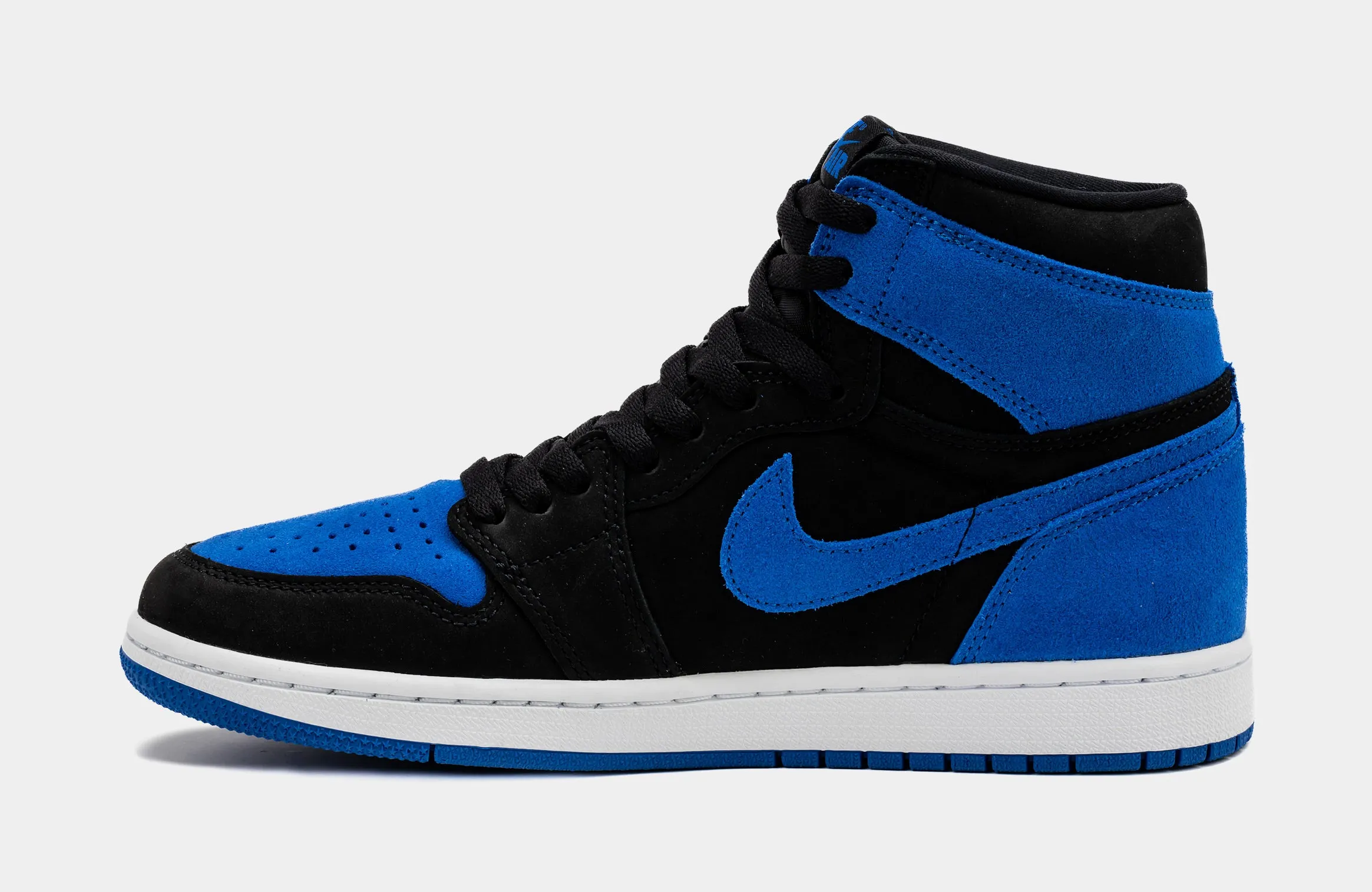 Air Jordan 1 Retro High OG Royal Reimagined Mens Lifestyle Shoes (Black/Royal Blue)