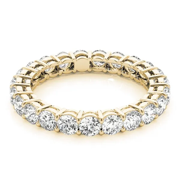 AMOUR 2 Carat Diamond Eternity Band in 14K/ 18K/ Platinum GIA Graded 10 pointer G Color SI1 Clarity By Mike Nekta SIZE 5