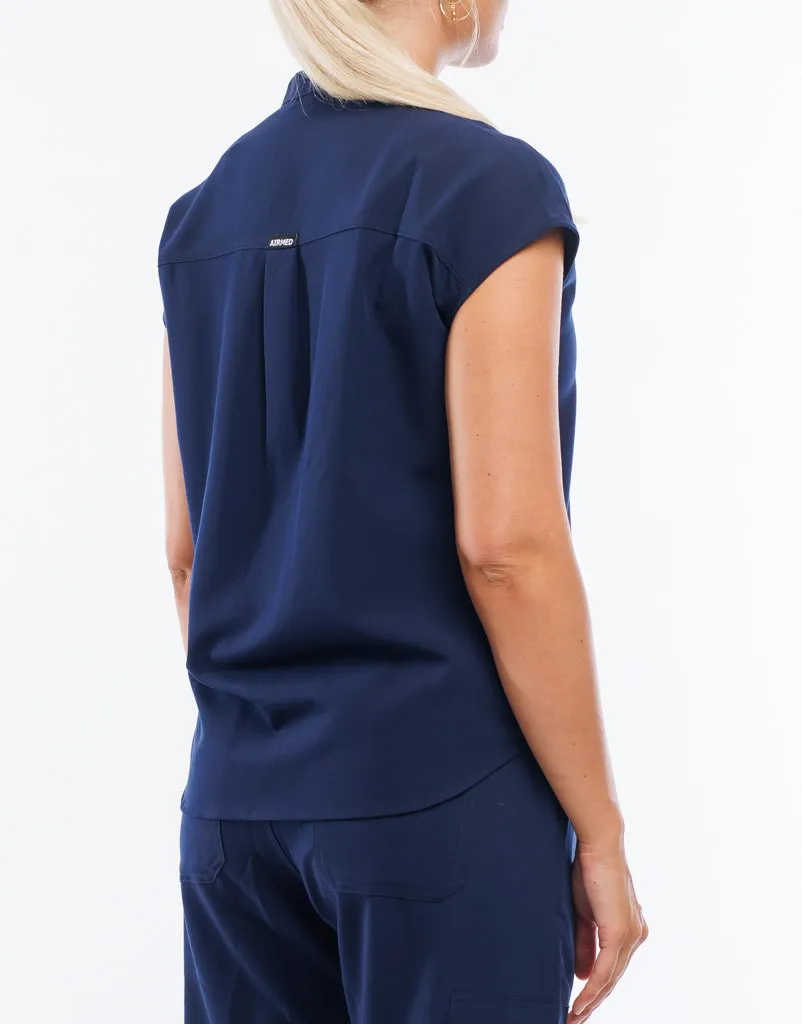 Apollo Scrub Top - True Navy