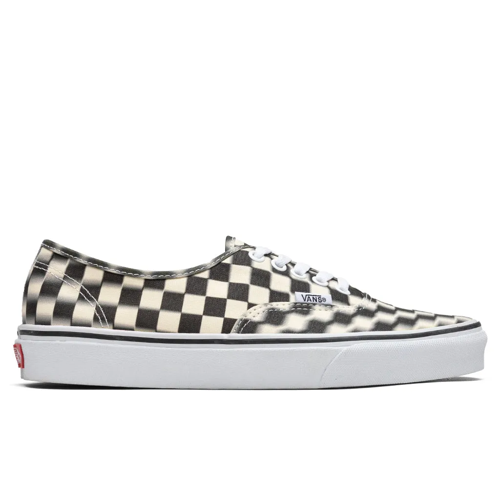 Authentic - Blur Checkerboard Black