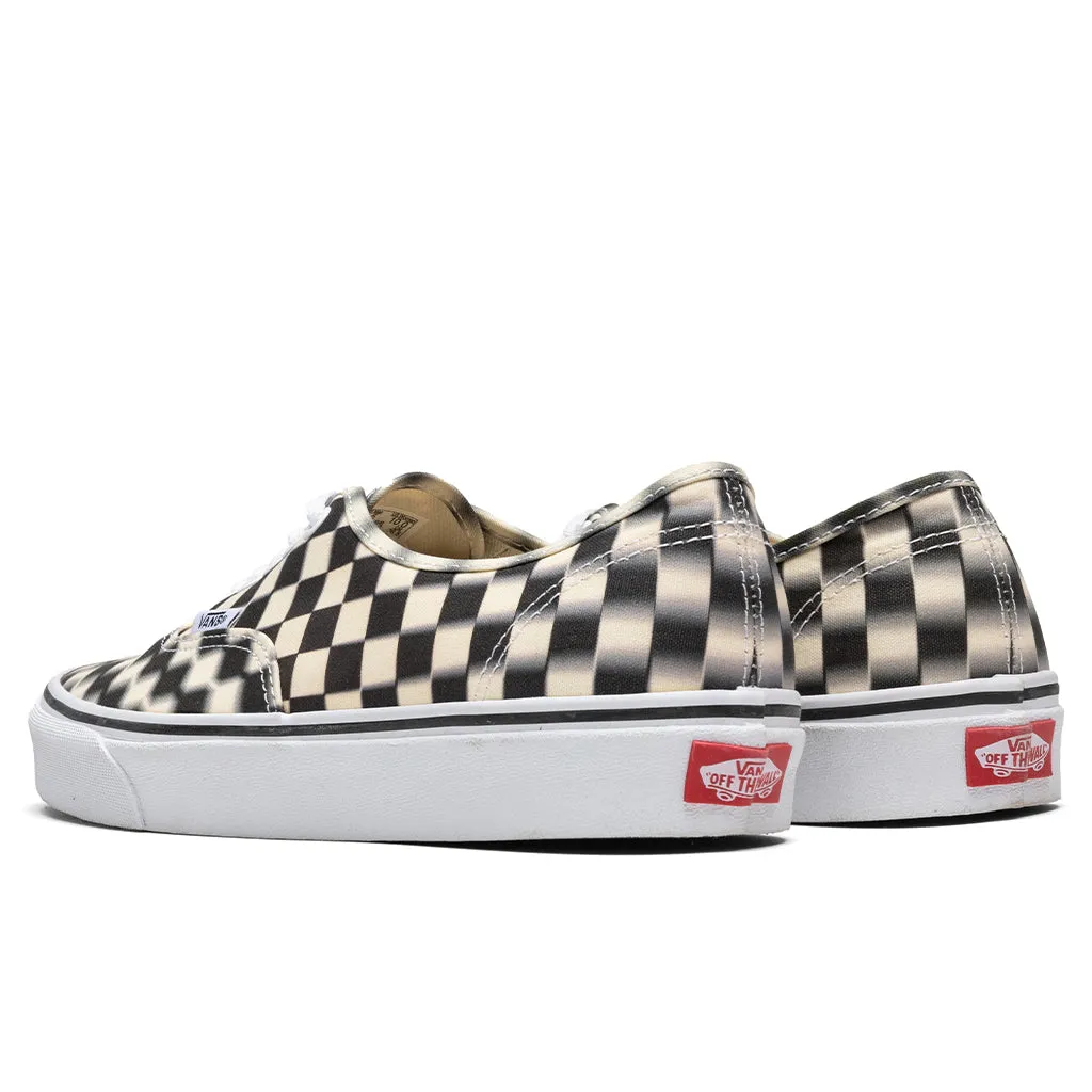 Authentic - Blur Checkerboard Black