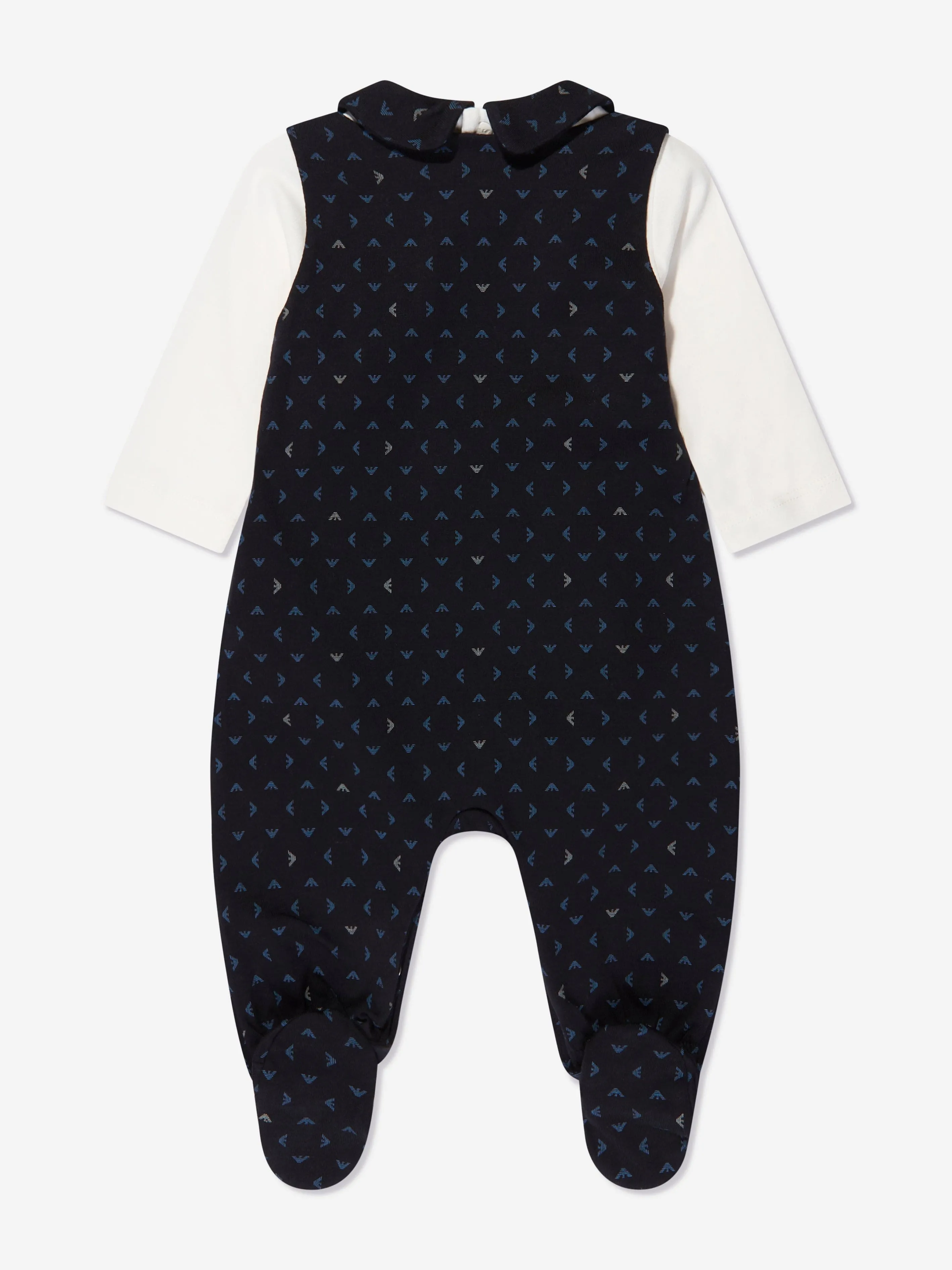 Baby Boys Babygrow Gift Set In Navy