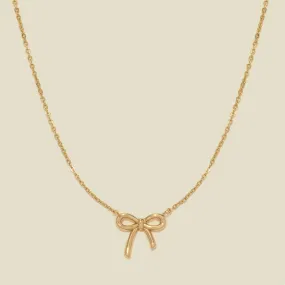 Bow Necklace