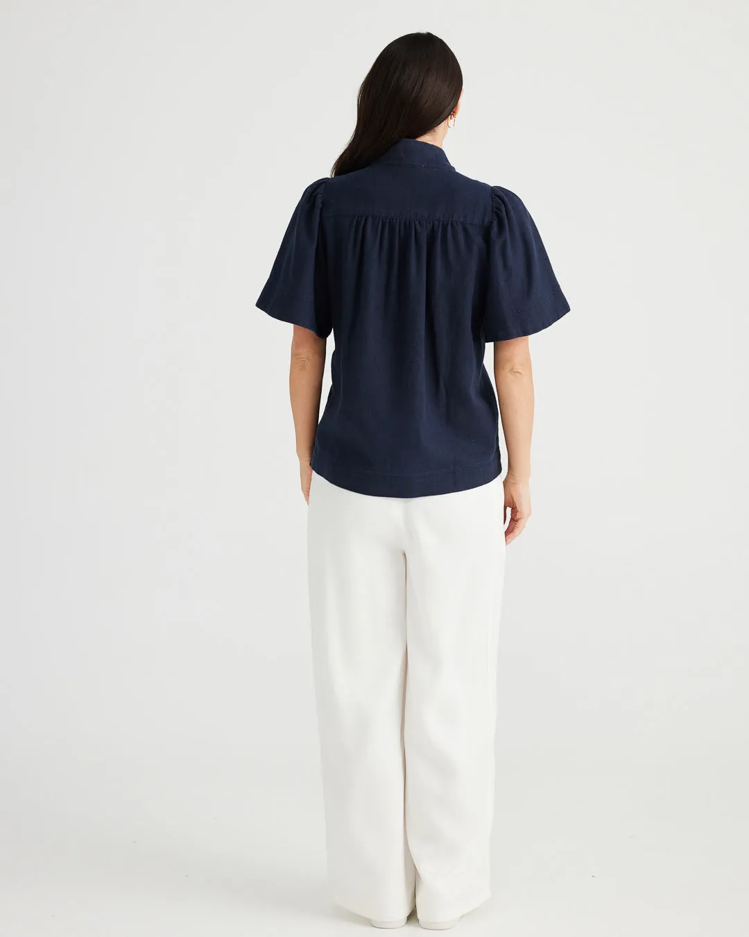 Brave & True Penelope Top Navy