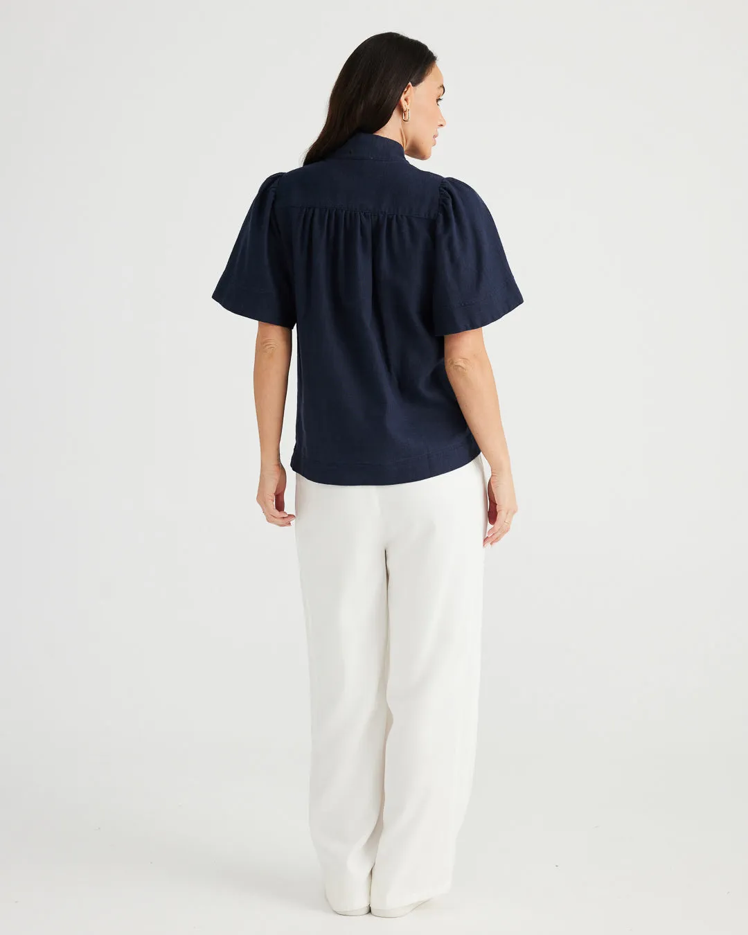 Brave & True Penelope Top Navy