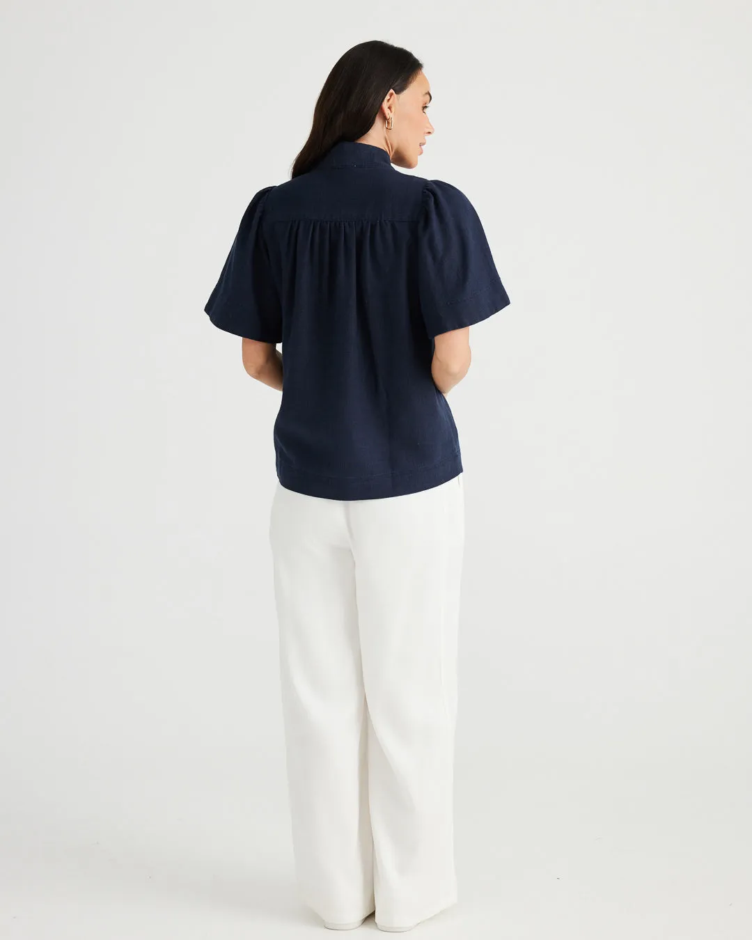 Brave & True Penelope Top Navy