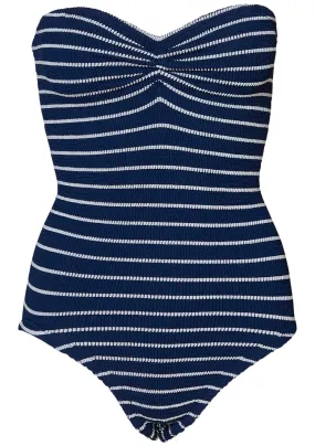 Brooke Swimsuit Navy / White