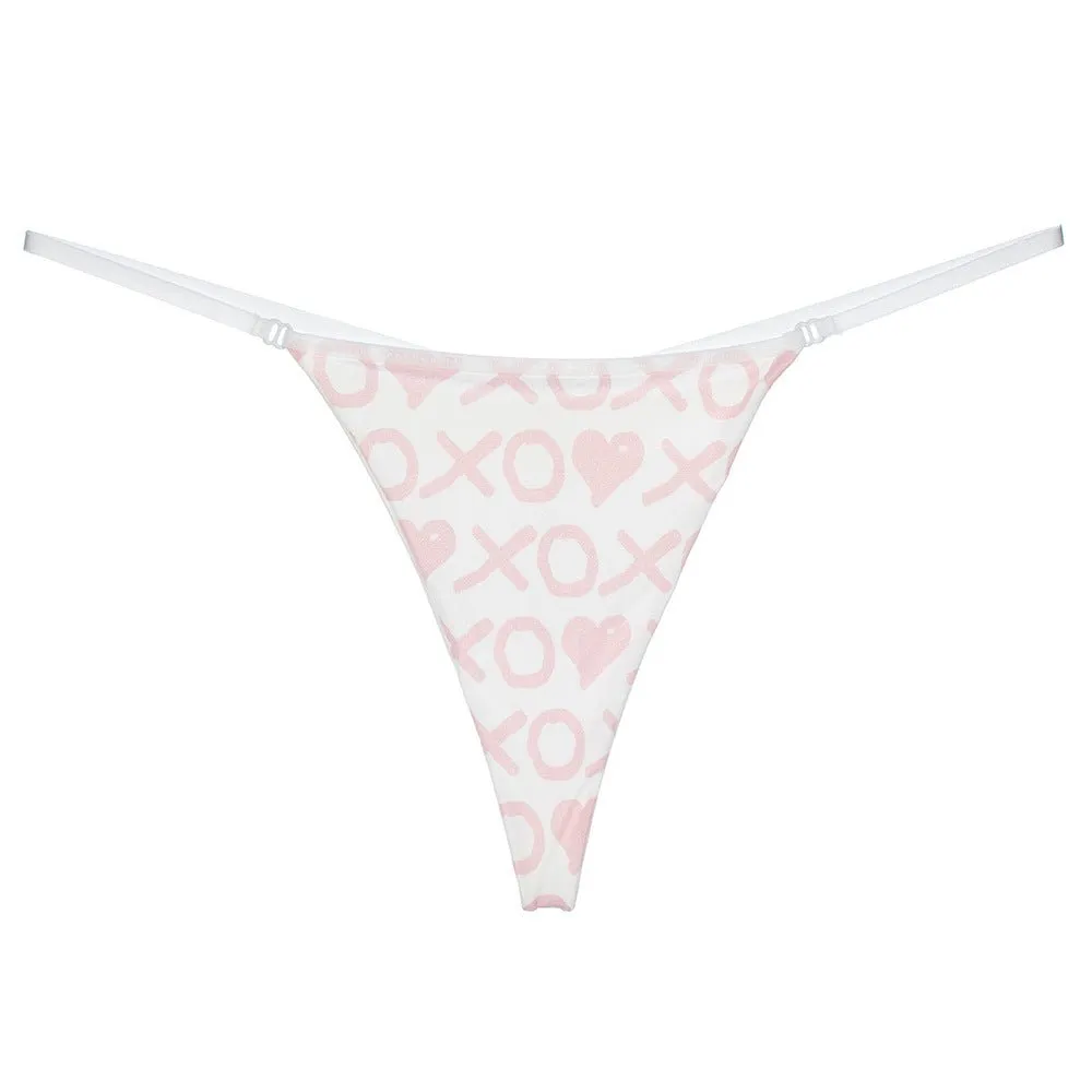 Bum Bling Heart Charm G String