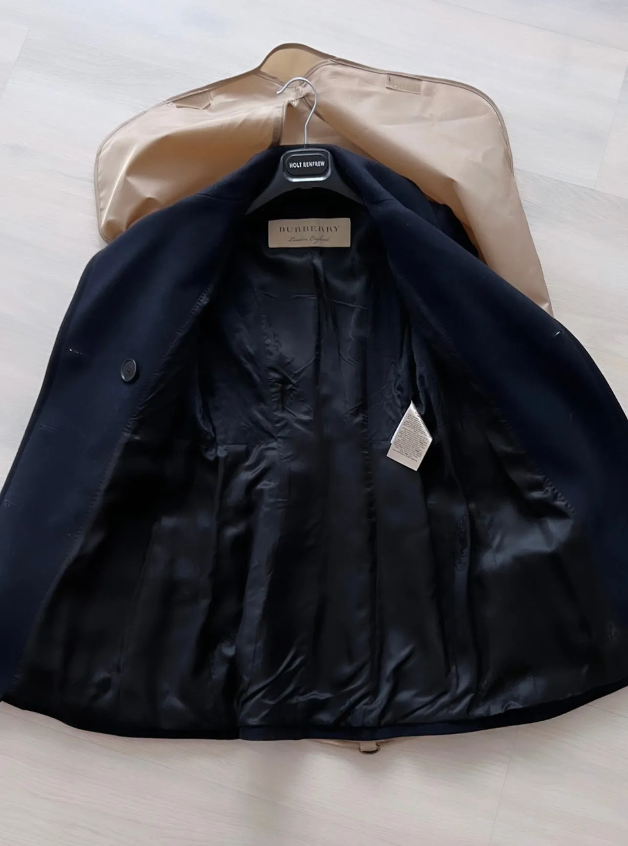 Burberry London Wool Peacoat