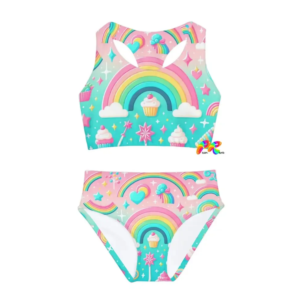 Candy Dreams Girls Two Piece Swimsuit