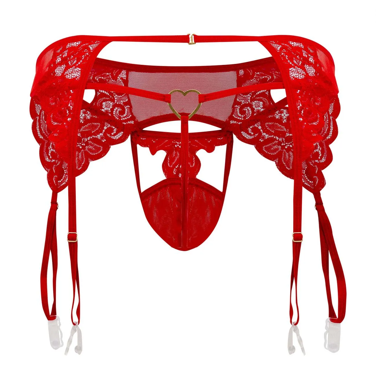 CandyMan Lace Garther G-String