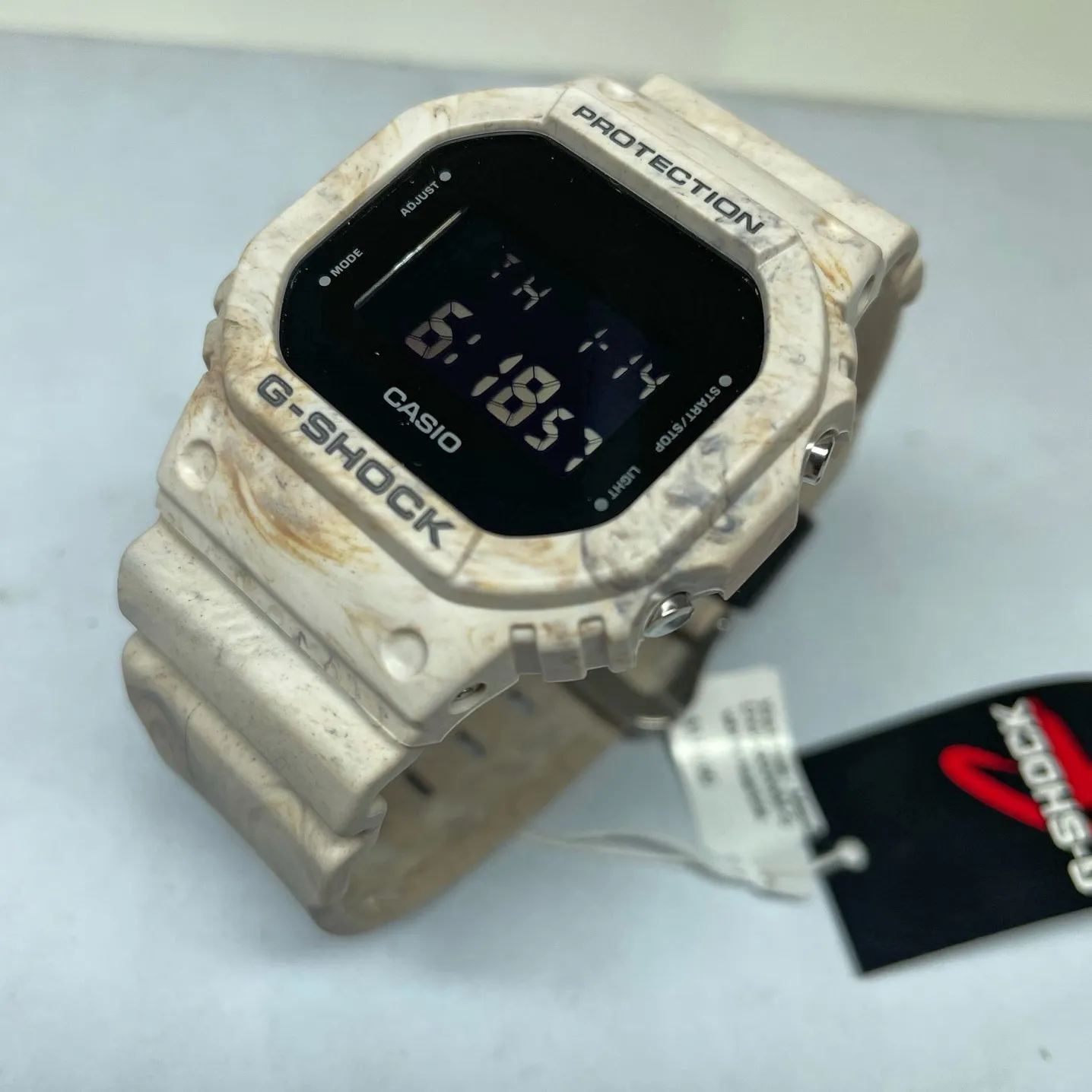 CASIO G-SHOCK DW5600WM-5 Wavy Marble Matte Black Watch