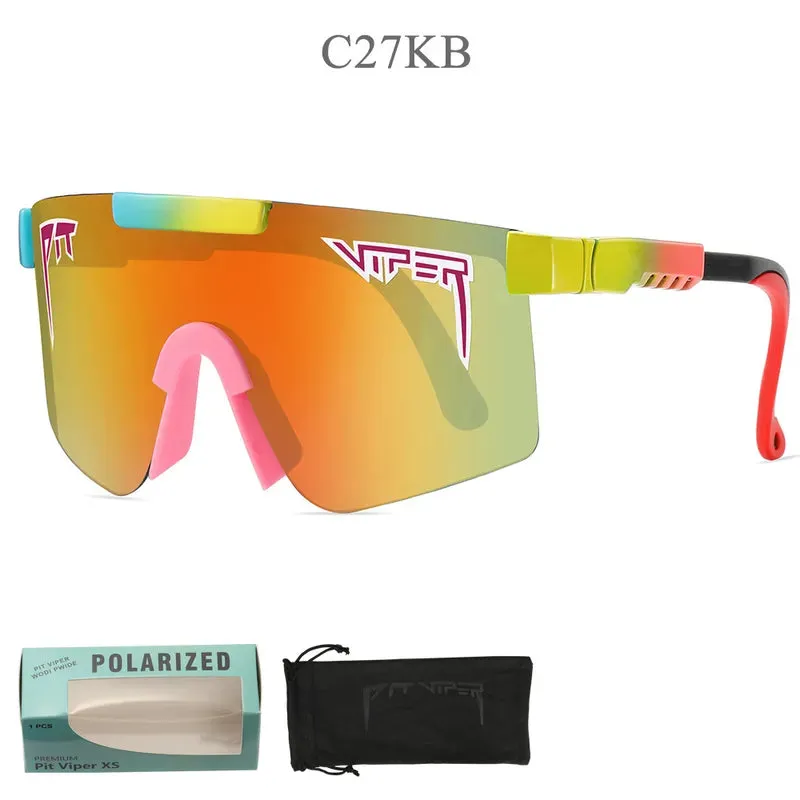 Children Fashion Sports Color Block TR  Sunglasses