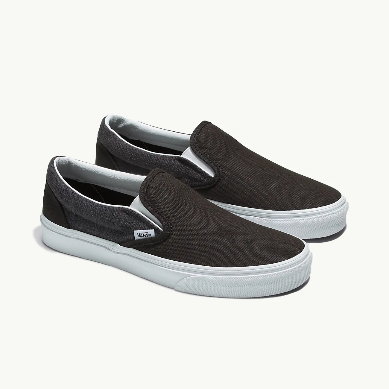 CLASSIC SLIP ON SUMMER LINEN BLACK