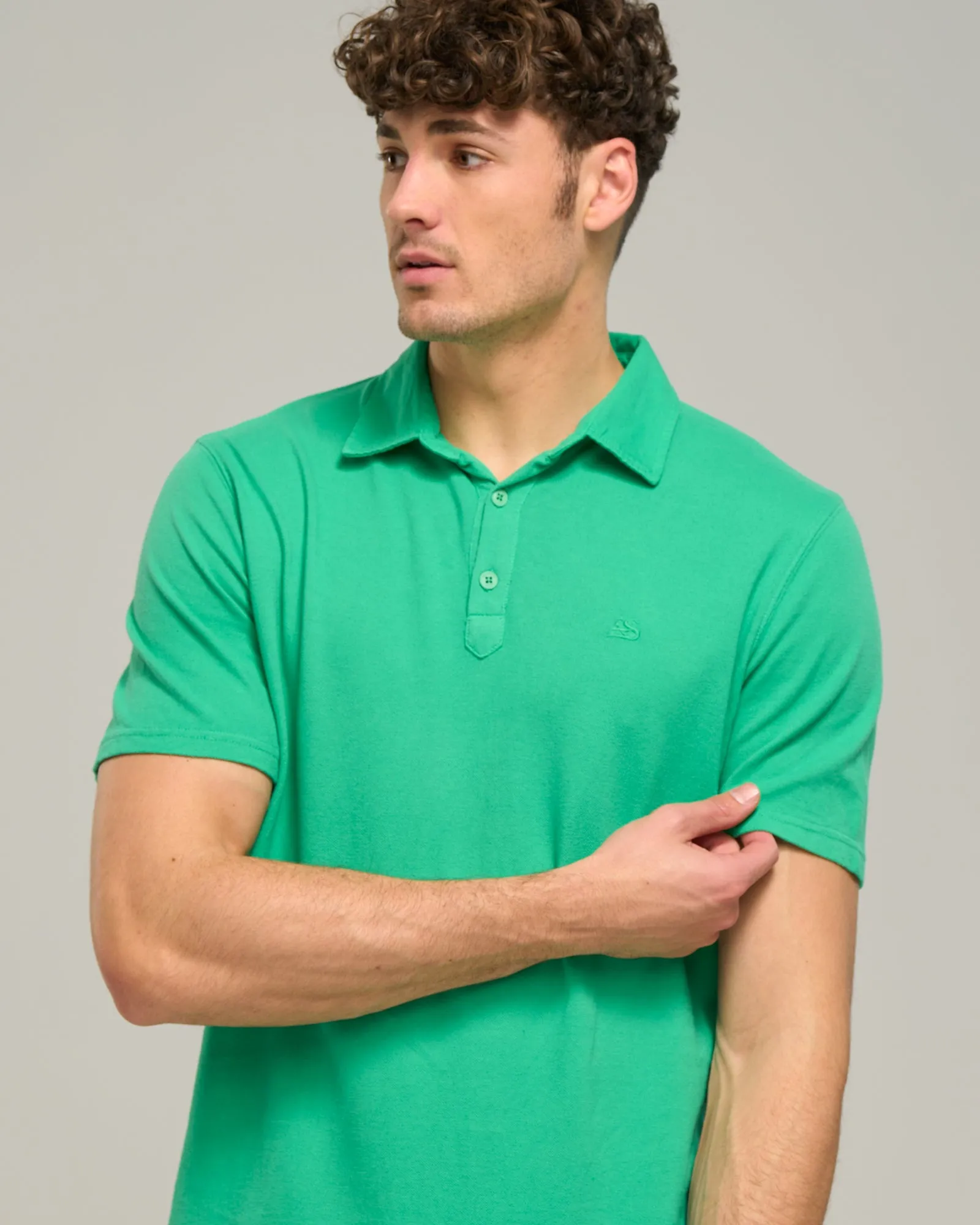 COTTON G/D AORAKI SS POLO