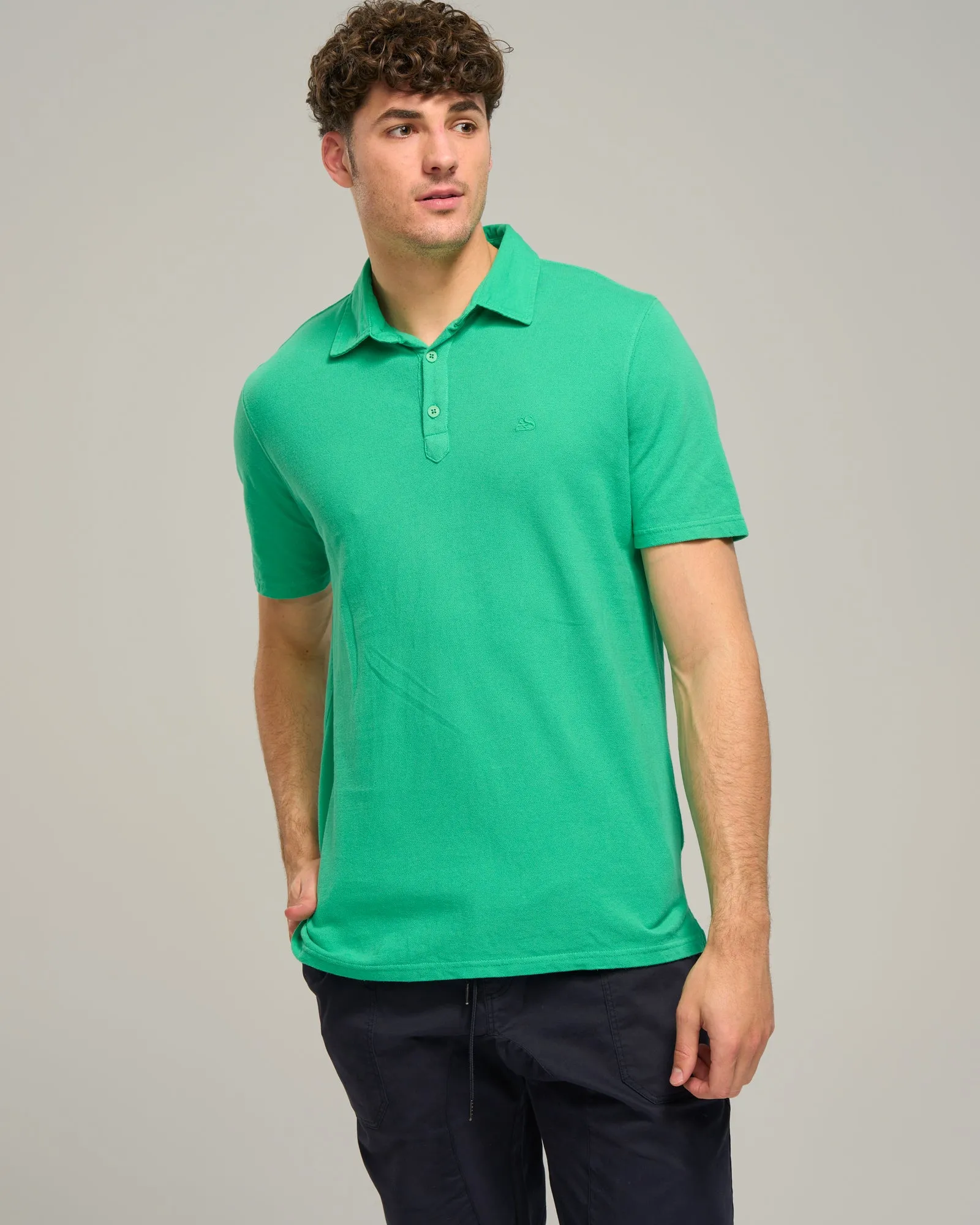 COTTON G/D AORAKI SS POLO