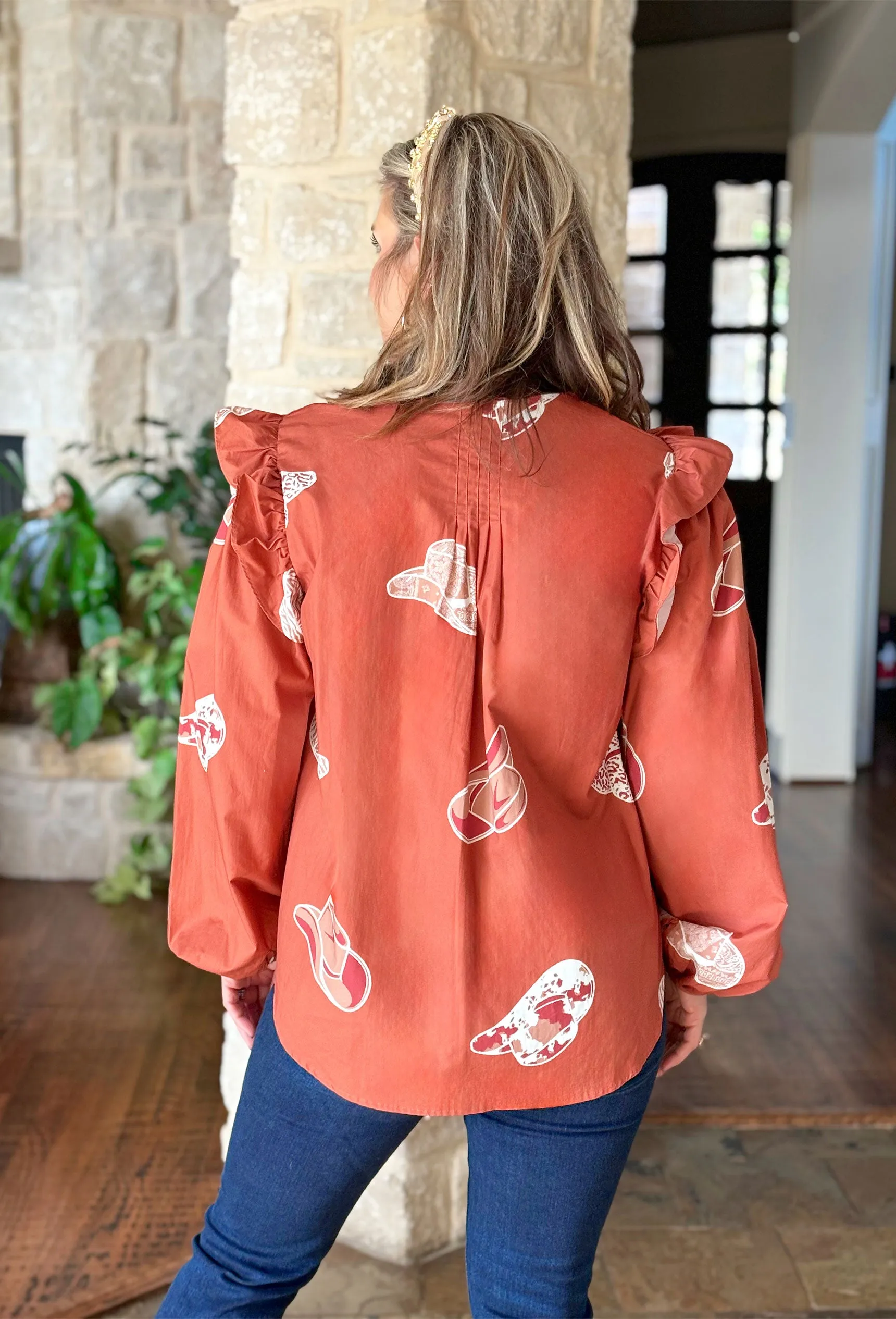 Cowboy Take Me Away Blouse