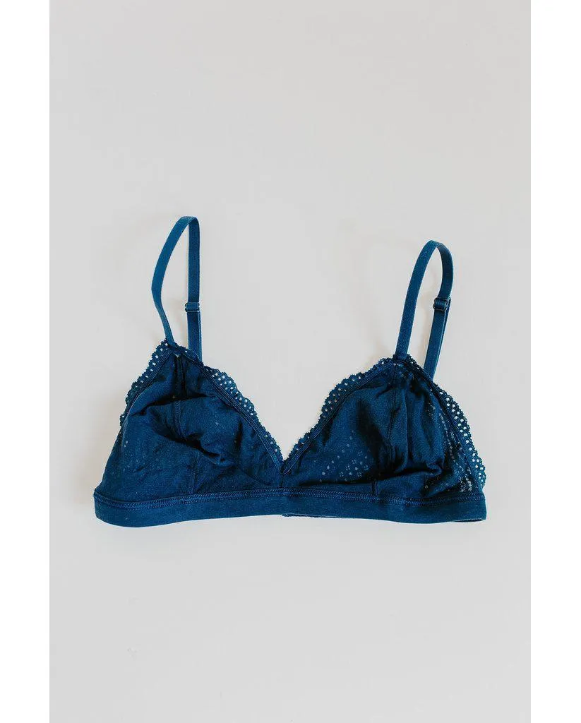 Dolce Bralette - Navy Blue *FINAL SALE*