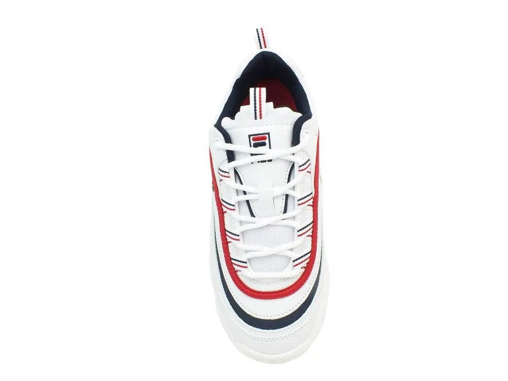 FILA Ray Low White Red Navy 1010562150