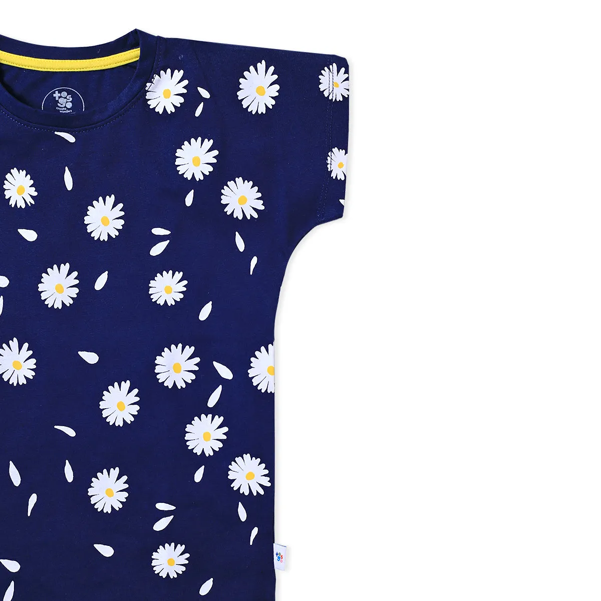 Floral Navy T-shirt