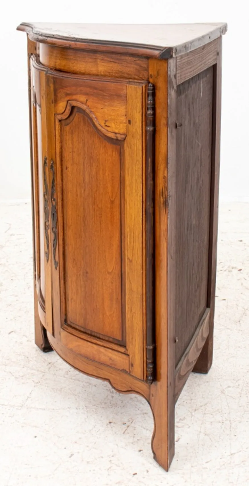 French Louis XV Provincial Style Corner Cupboard