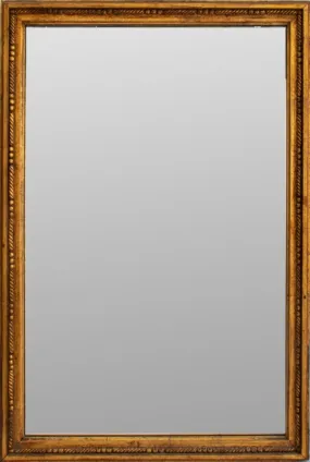 French Louis XVI Style Giltwood Mirror