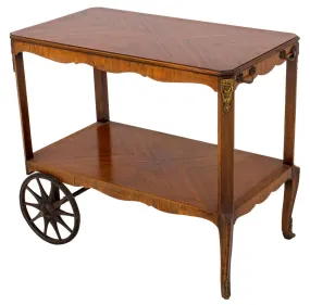 French Transitional Louis XV / XVI Style Bar Cart