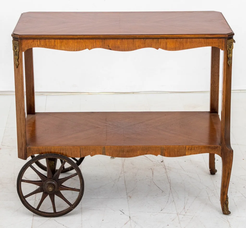 French Transitional Louis XV / XVI Style Bar Cart