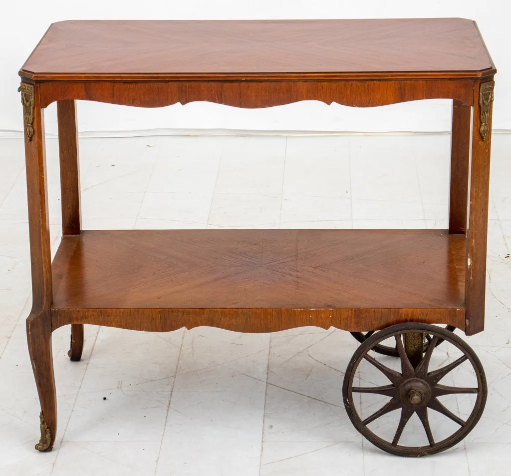 French Transitional Louis XV / XVI Style Bar Cart