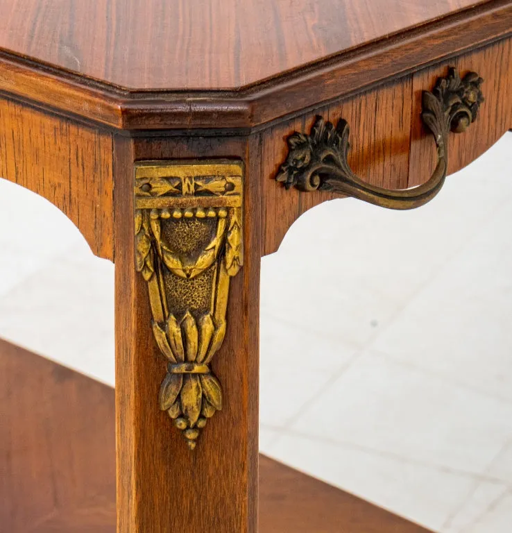 French Transitional Louis XV / XVI Style Bar Cart