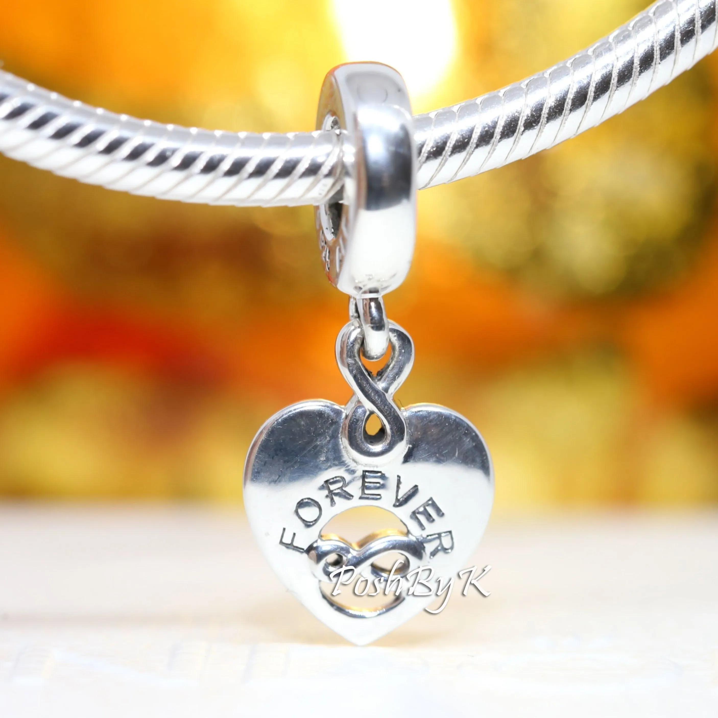 Friends Forever Heart Dangle Charm 799294C01