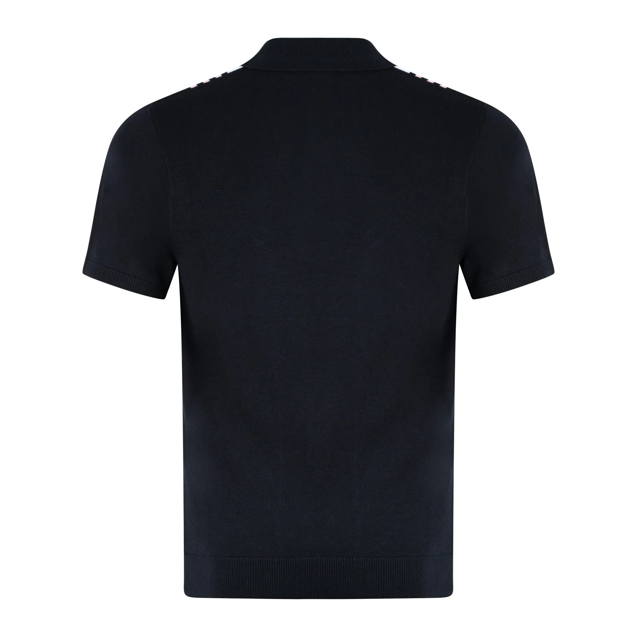 Gabicci Vintage Searle Knit Polo Shirt Navy