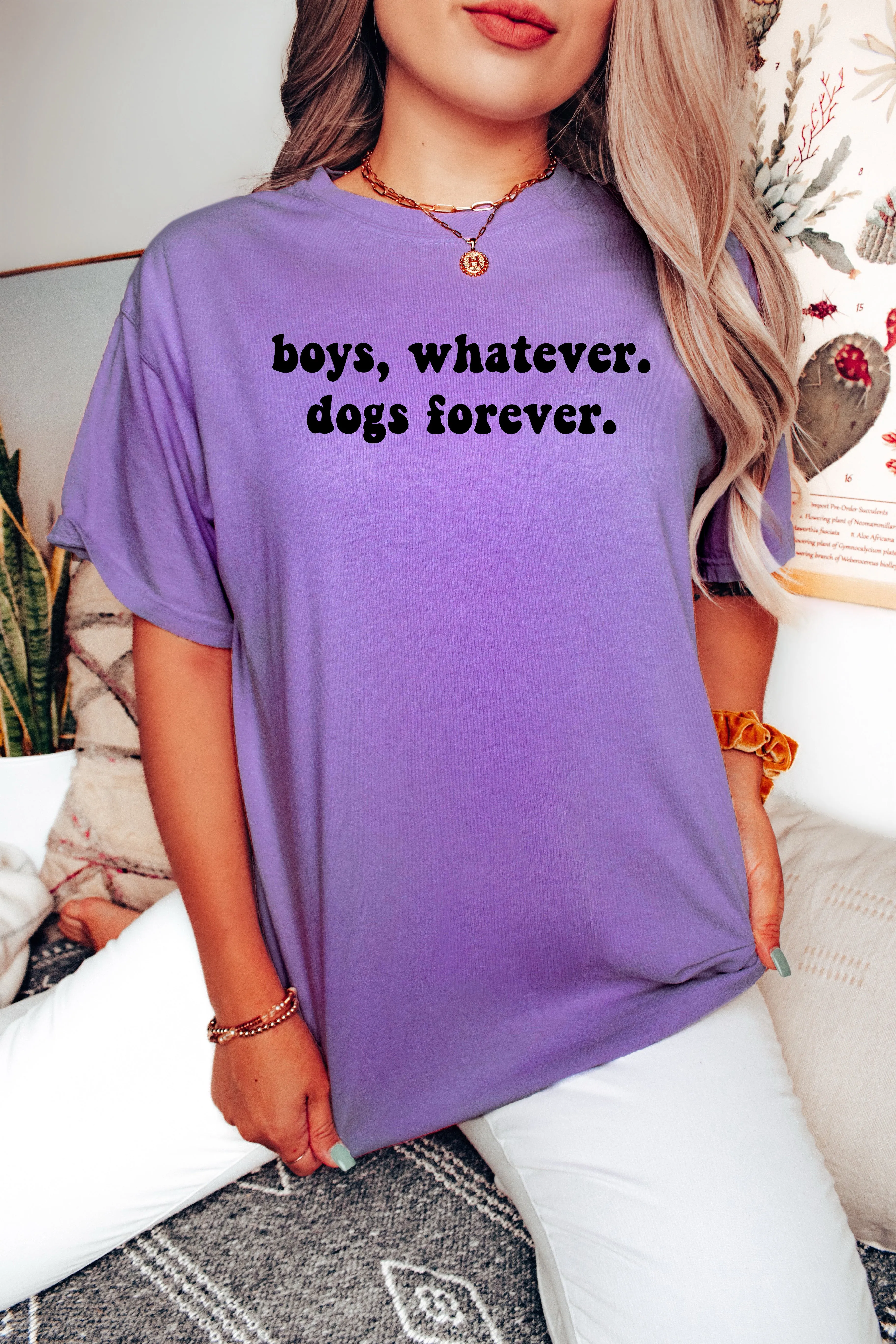 Glamfox - Boys Whatever Dogs Forever Graphic Tee