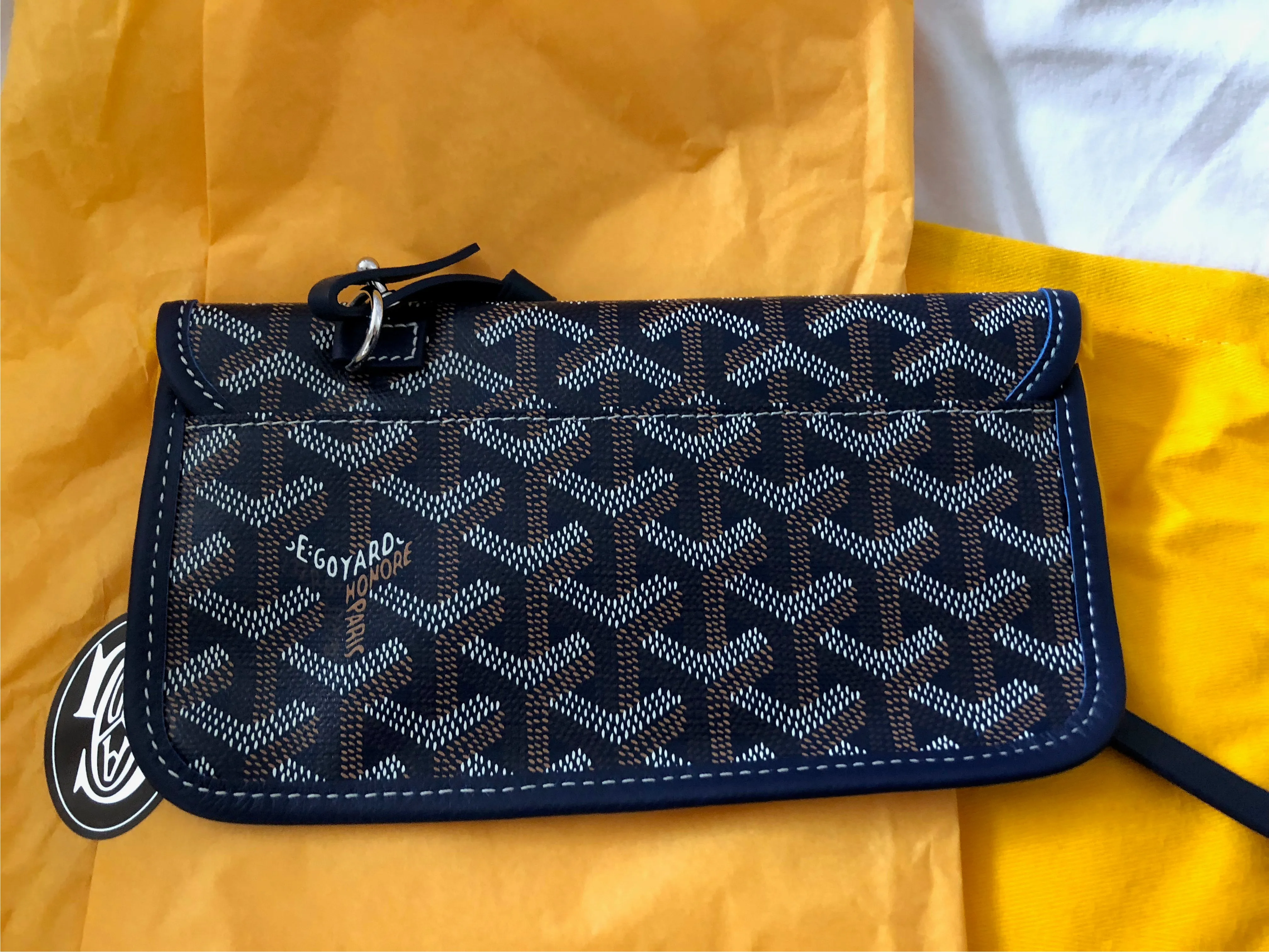 Goyard St. Louis Navy Blue PM Tote (NWT)