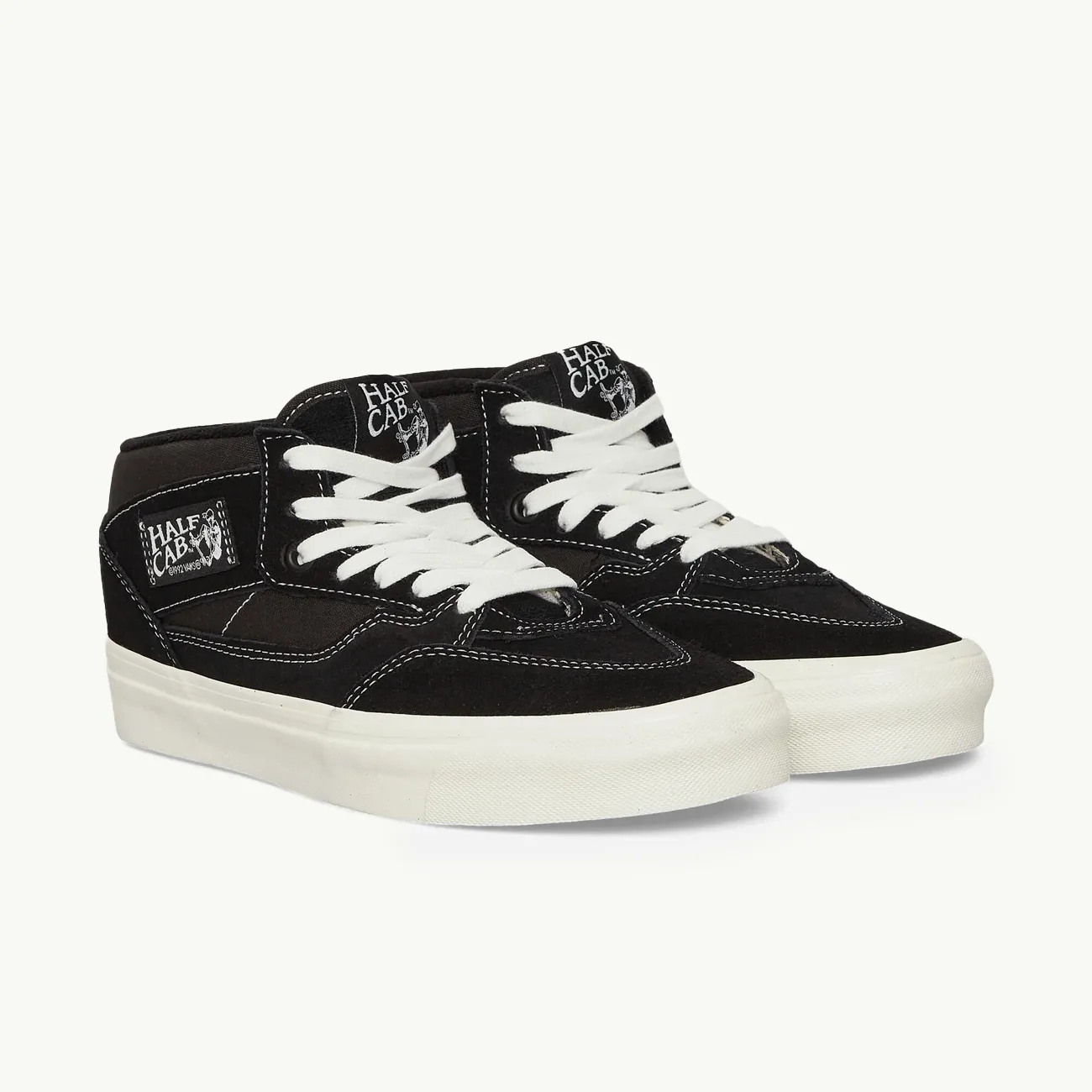 HALF CAB 33 DX ANAHEIM FACTORY OG BLACK TRUE WHITE