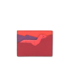 Hermes Multicolour Chevre & Alligator Histoire Naturelle Card Holder