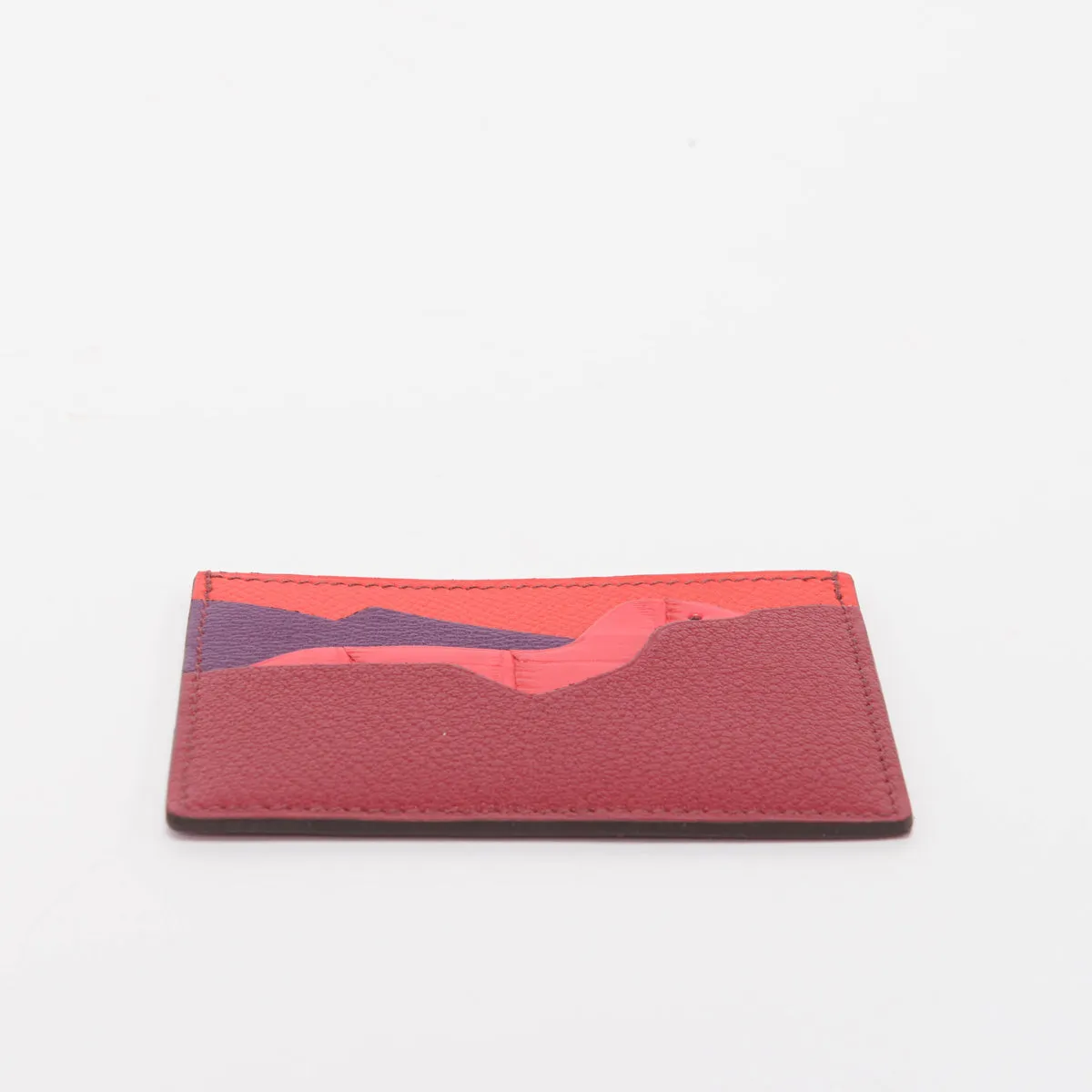 Hermes Multicolour Chevre & Alligator Histoire Naturelle Card Holder