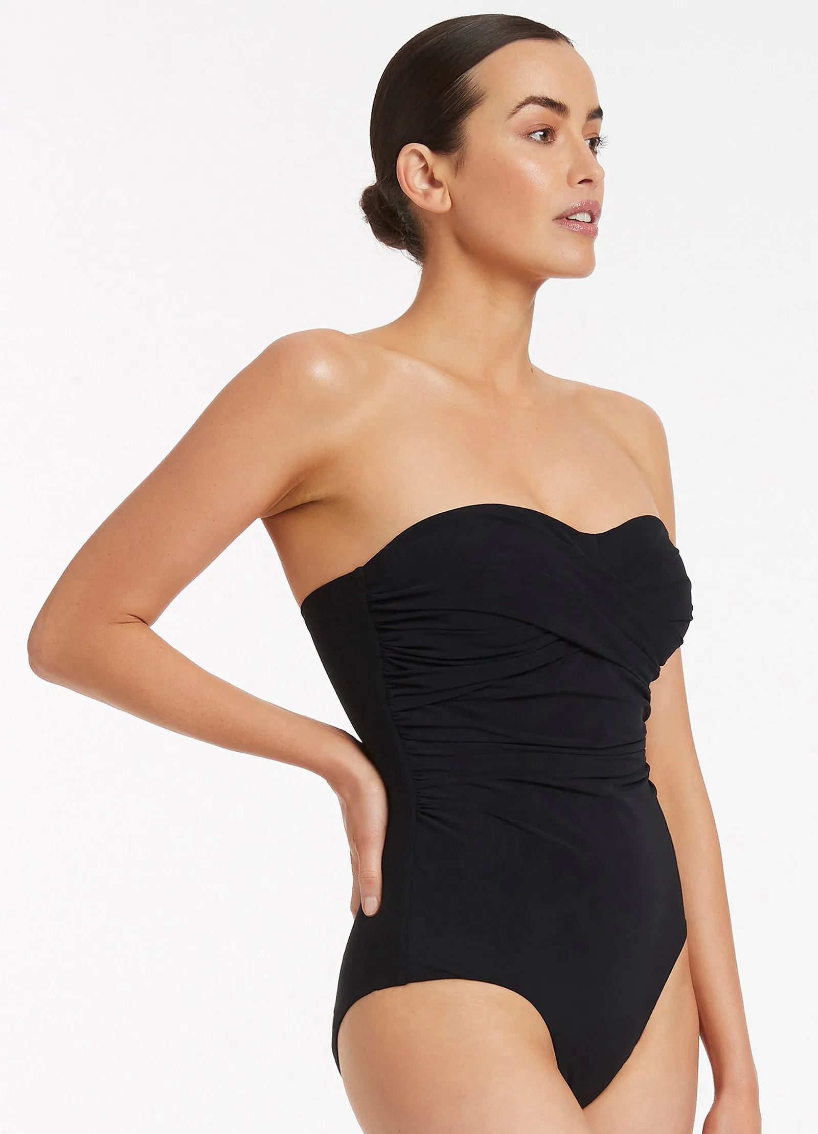 Jetset D-Dd Twist Front One Piece - Black