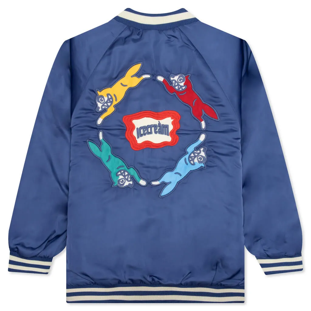 Kids Blueberry Swirl Jacket - True Navy