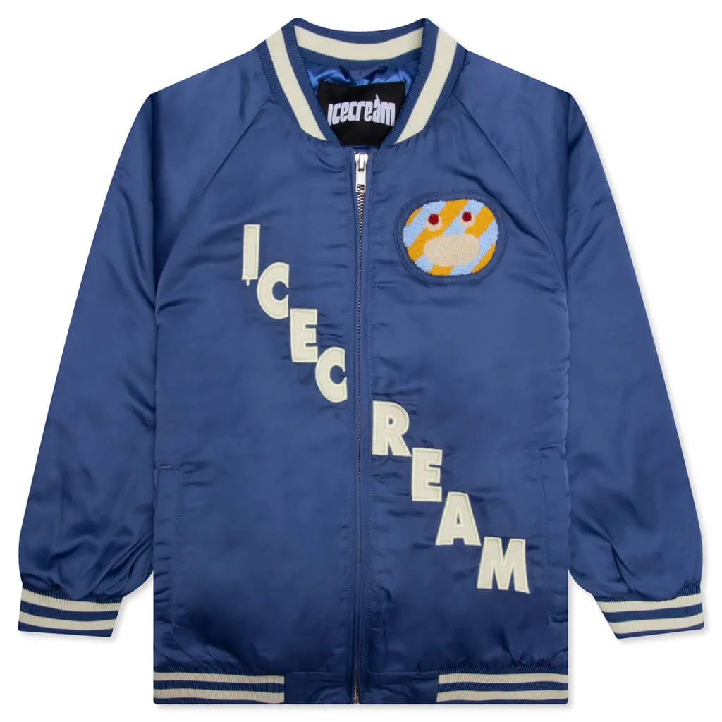 Kids Blueberry Swirl Jacket - True Navy