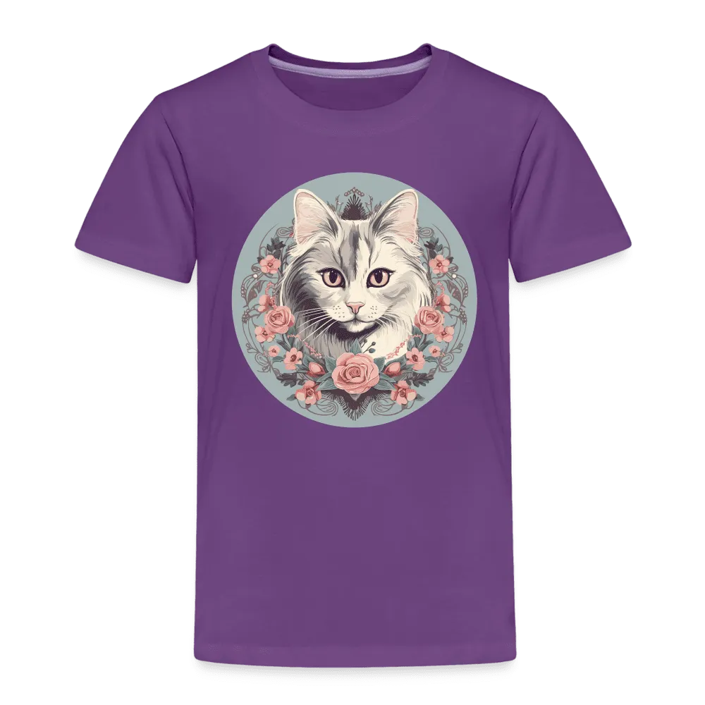 Kinder T-Shirt mit Katzenmotiv "Romantic Cat"