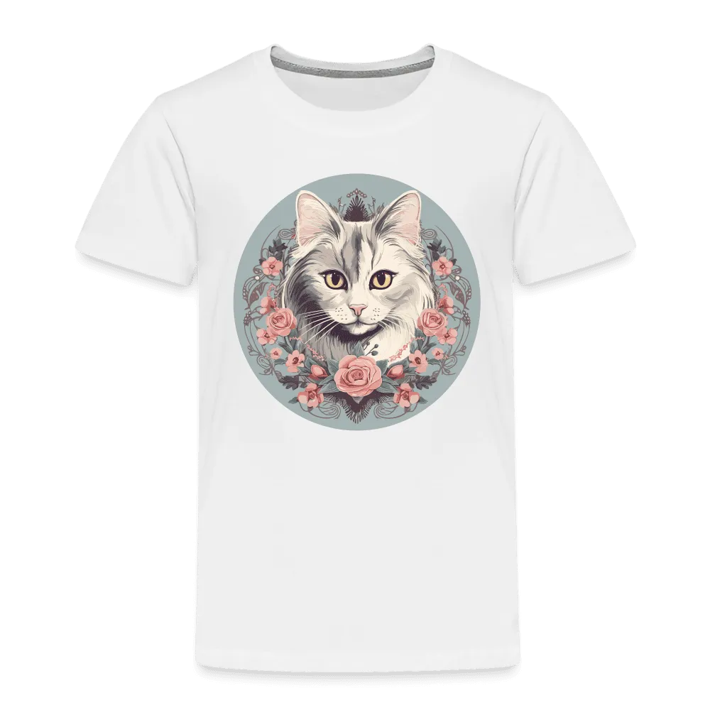 Kinder T-Shirt mit Katzenmotiv "Romantic Cat"