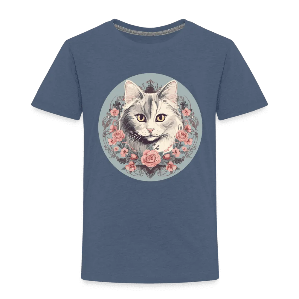 Kinder T-Shirt mit Katzenmotiv "Romantic Cat"