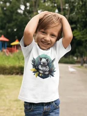 Kinder T-Shirt mit Koala "Polygon Koala"