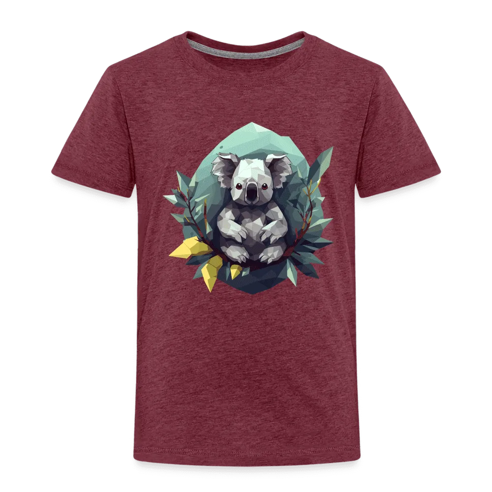 Kinder T-Shirt mit Koala "Polygon Koala"