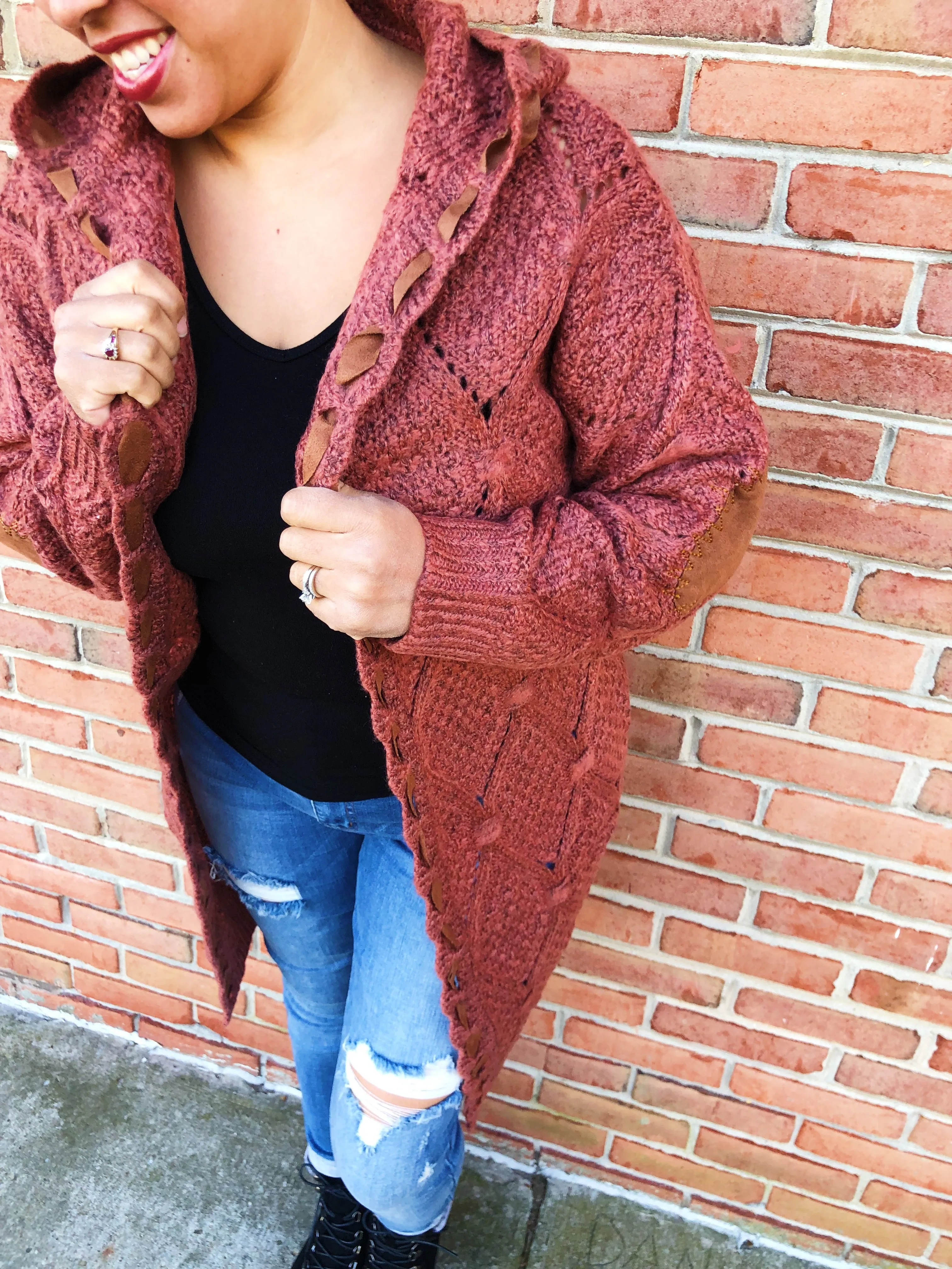 #L332 Ribbons Of Fire POL Cardigan