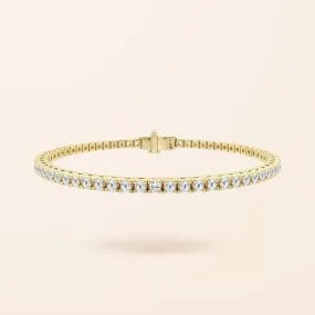 Lab Created Diamond Limited Edition 14K Gold Tennis Bracelet (3.00ct total weight)