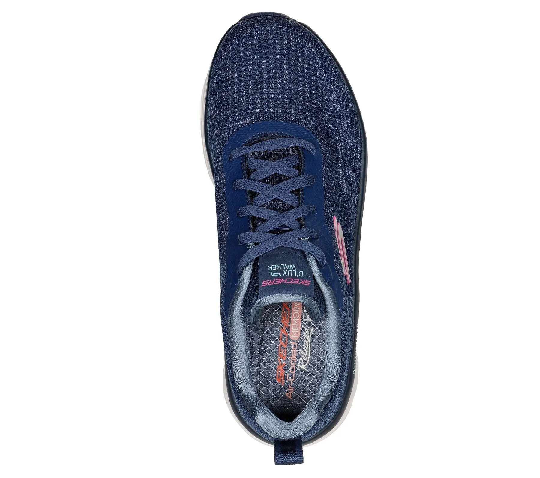 Ladies Skechers D'Lux Walker-Daily Trainers Navy 149815 NVY Sale