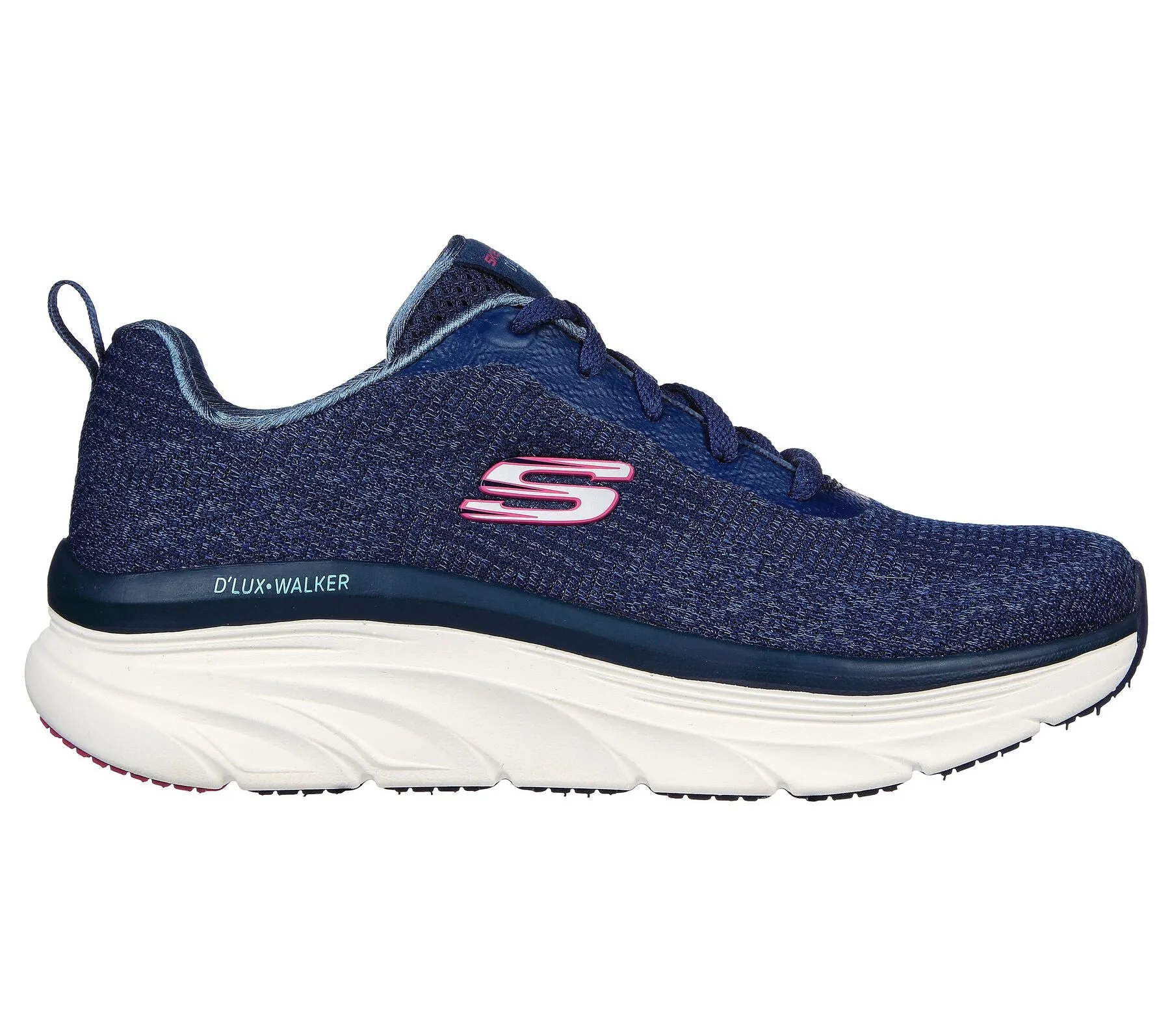 Ladies Skechers D'Lux Walker-Daily Trainers Navy 149815 NVY Sale